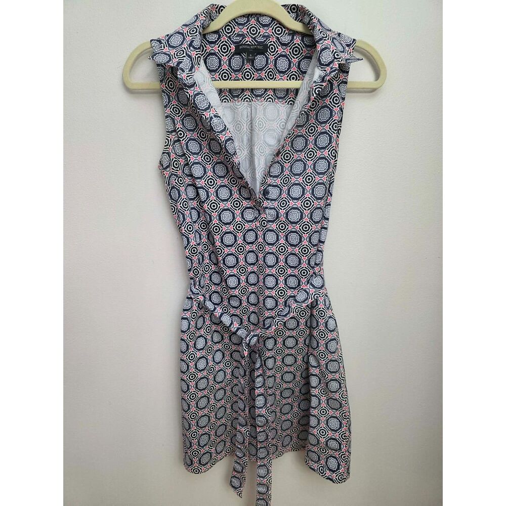 Banana Republic Women's Sleeveless Shirt Dress